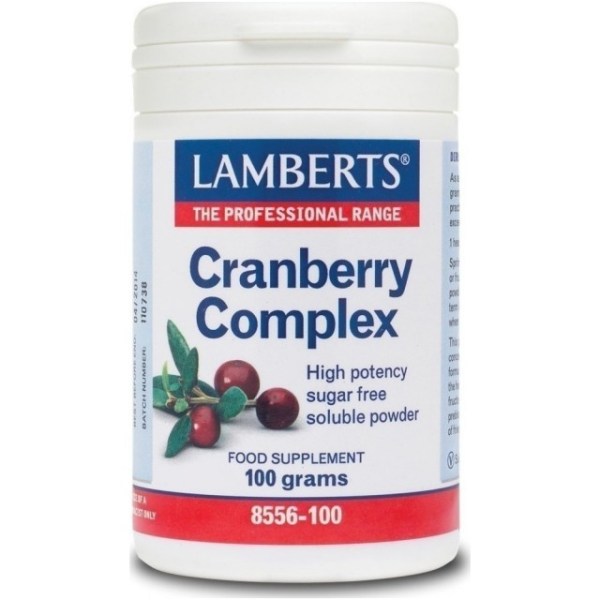 Lamberts Cranberry Complex Powder, Συμπλήρωμα Διατροφής Cranberry σε Σκόνη 100gr